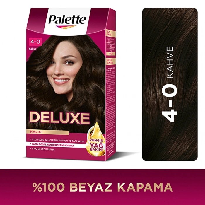 Palette Deluxe Saç Boyası 4-0 Kahve