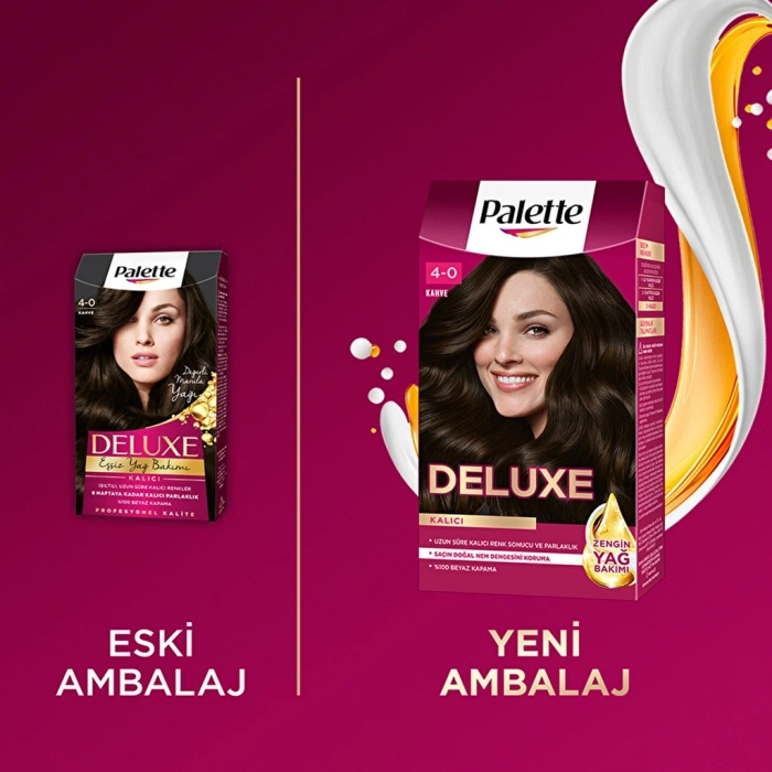 Palette Deluxe Saç Boyası 4-0 Kahve
