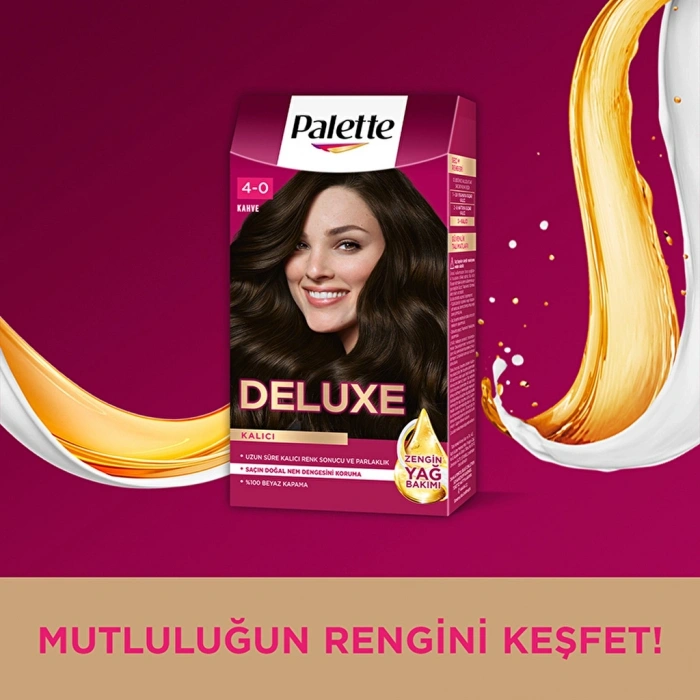 Palette Deluxe Saç Boyası 4-0 Kahve