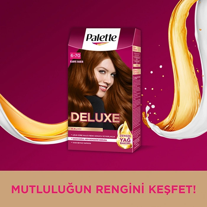 Palette Deluxe Saç Boyası 6-70 Kahve Bakır