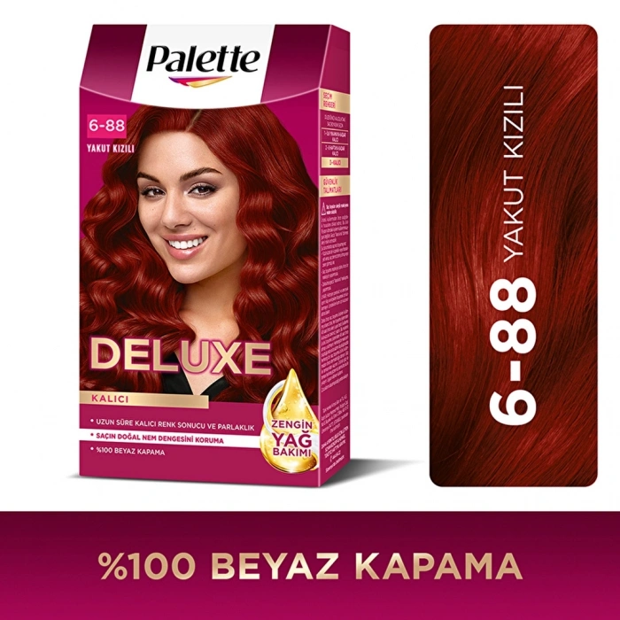 Palette Deluxe Saç Boyası 6-888 Yakut Kızılı
