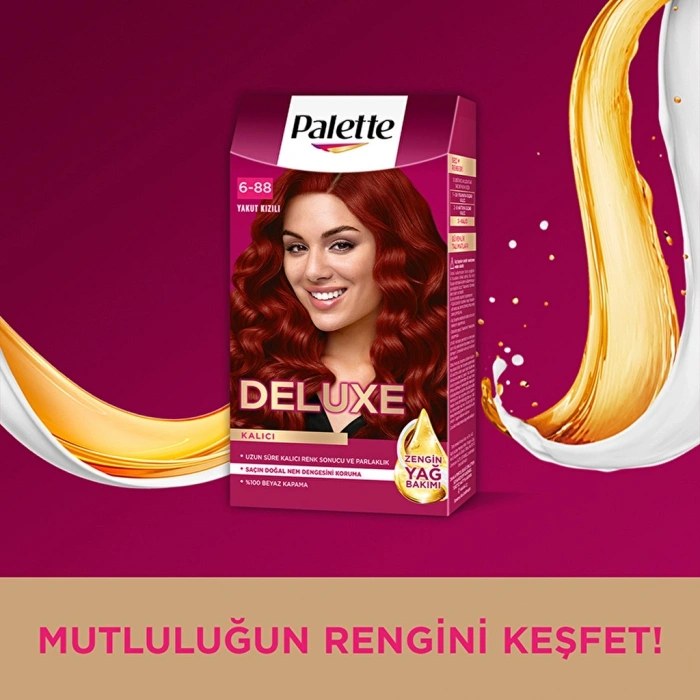 Palette Deluxe Saç Boyası 6-888 Yakut Kızılı
