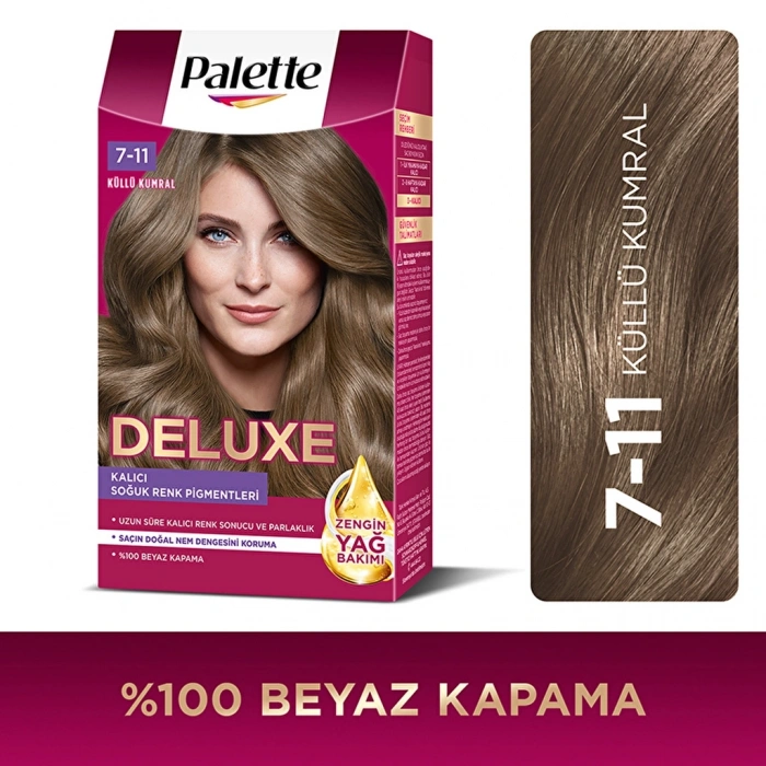 Palette Deluxe Saç Boyası 7-11 Küllü Kumral