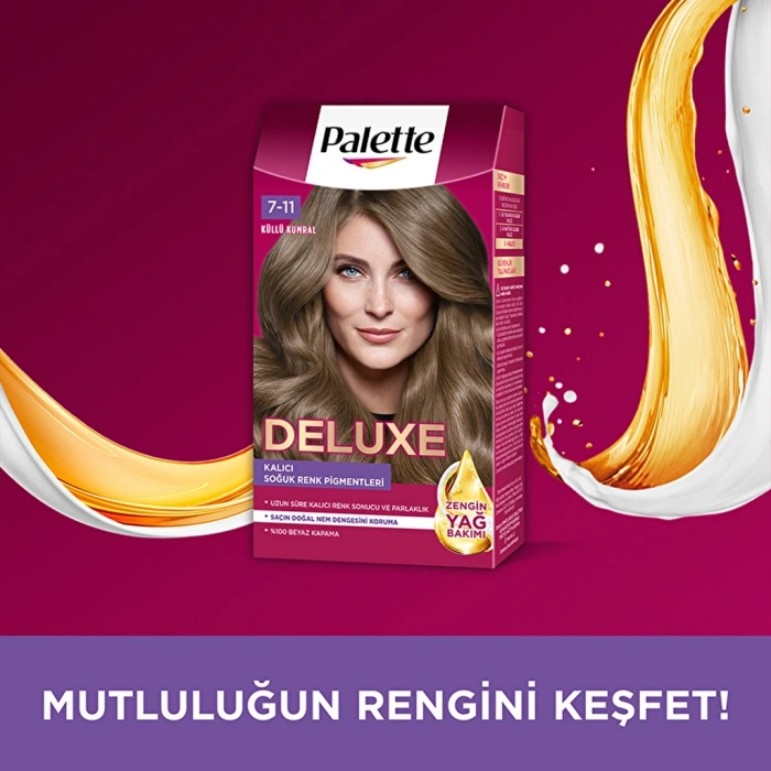 Palette Deluxe Saç Boyası 7-11 Küllü Kumral