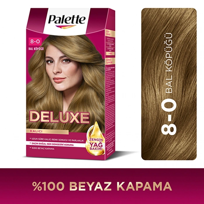 Palette Deluxe Saç Boyası 8-0 Bal Köpüğü