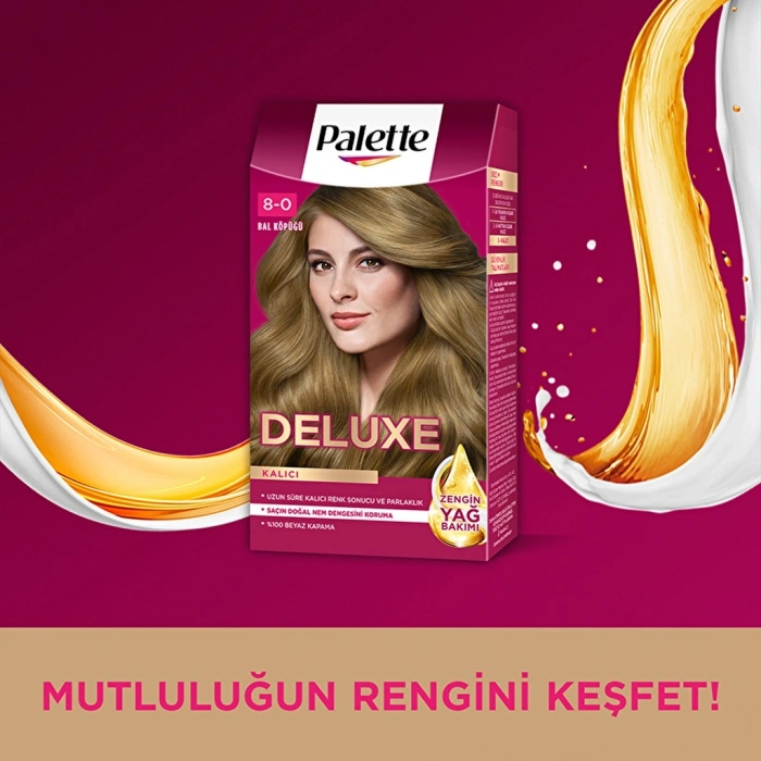Palette Deluxe Saç Boyası 8-0 Bal Köpüğü
