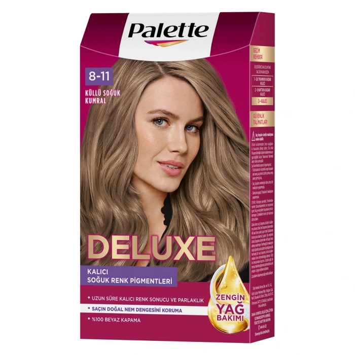 Palette Deluxe Saç Boyası 8-11 Küllü Soğuk Kumral