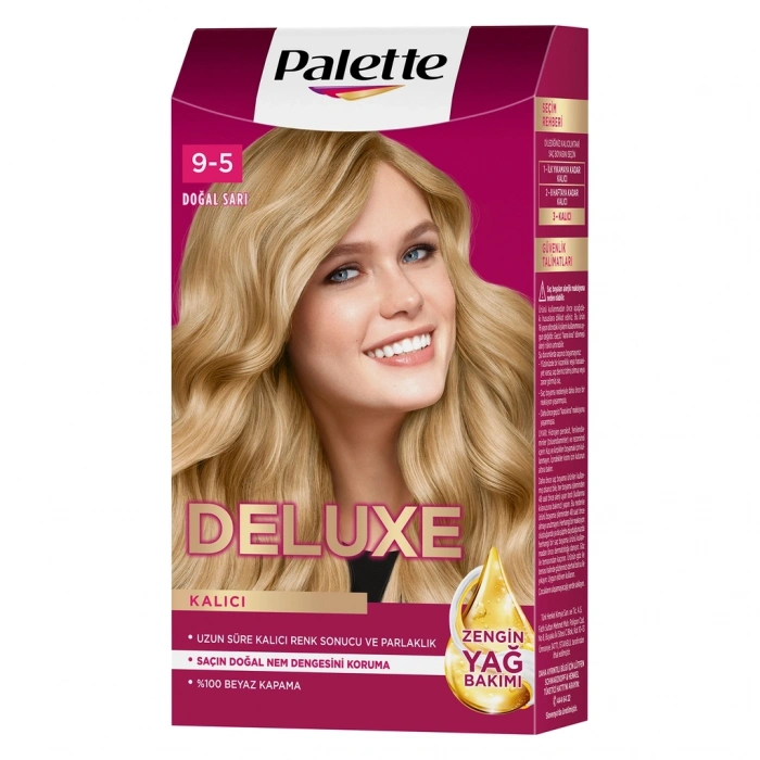 Palette Deluxe Saç Boyası 9-5 Doğal Sarı