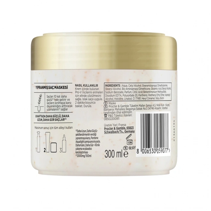 Pantene Grow Abundant Saç Dökülmesine Karşı Saç Maskesi 300 ml