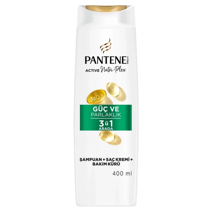 Pantene Güç & Parlaklık 3ü 1 Arada Şampuan 400 ml