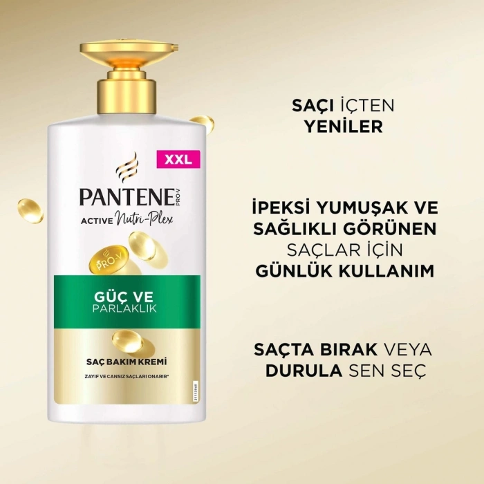 Pantene Güç ve Parlaklık Saç Bakım Kremi 500 ml