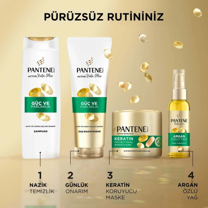 Pantene Güç ve Parlaklık Şampuan 800 ml