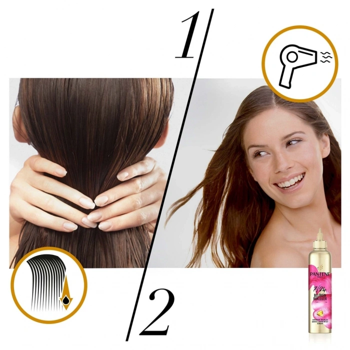 Pantene Kıvırcık Şekillendirici Durulanmayan Krem 300 ml