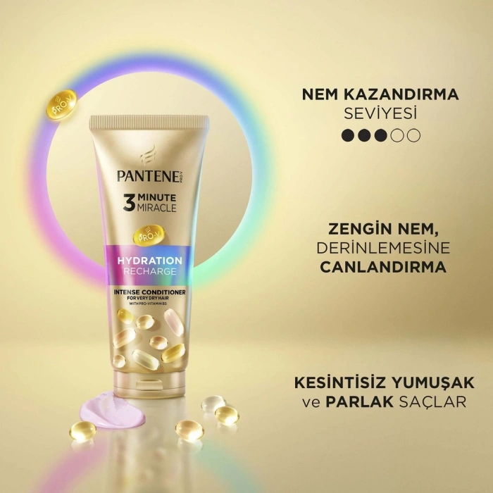 Pantene Miracle Serum Kesintisiz Nem Takviyesi Saç Bakım Kremi 220 ml