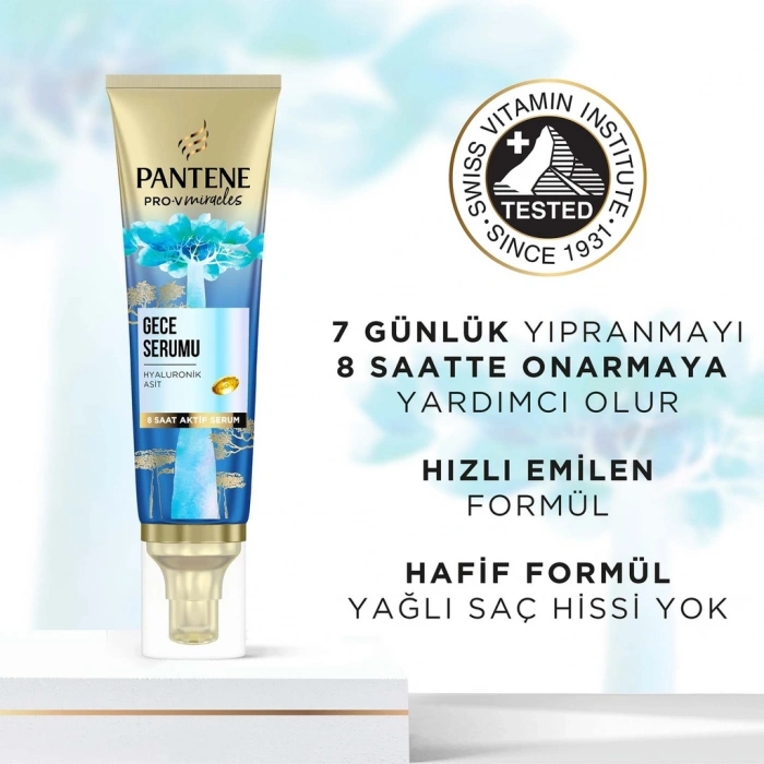 Pantene Miracles Hydra Glow Gece Serum 70 ml