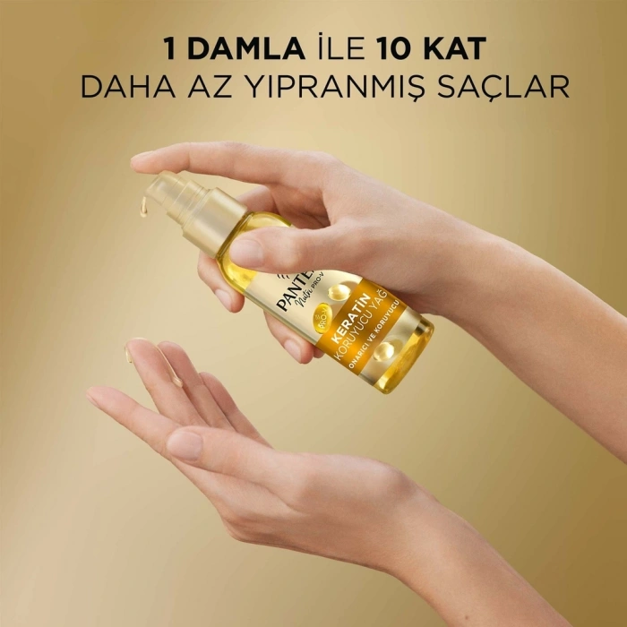 Pantene Pro-V E Vitaminli Keratin Koruyucu Yoğun Onarıcı Saç Bakım Yağı 100 ml