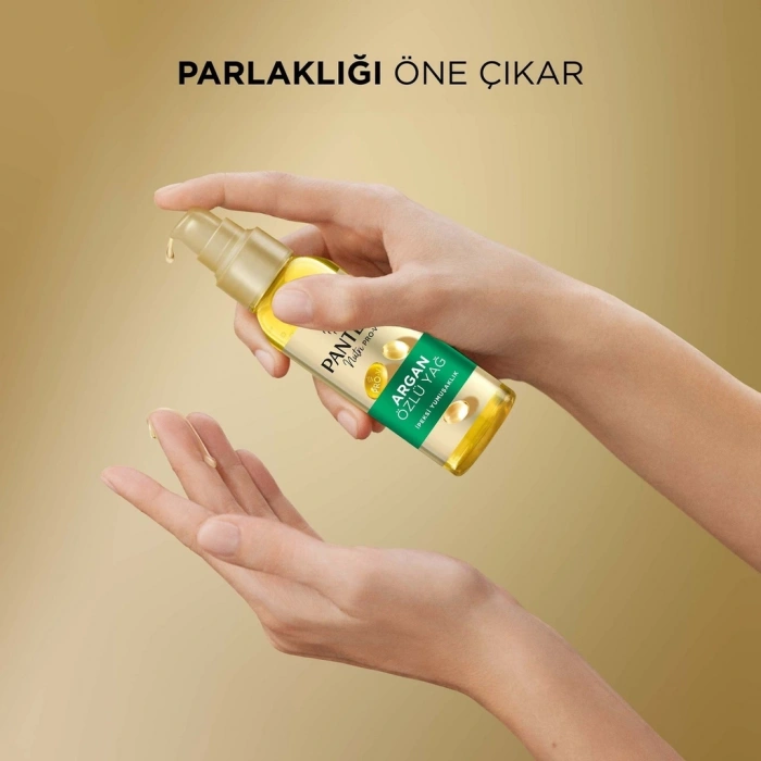 Pantene Pro-V İpeksi Yumuşaklık ve Parlaklık Argan Özlü Saç Bakım Yağı 100 ml