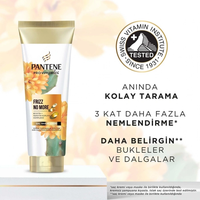 Pantene Pro-V Miracles Frizz No More Kıvırcık Saçlar İçin Saç Bakım Kremi 275 ml