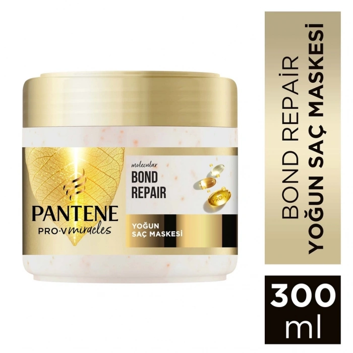 Pantene Pro-V Miracles Molecular Bond Repair Yenileyici Saç Maskesi Besleyici İnci İle 300 ml