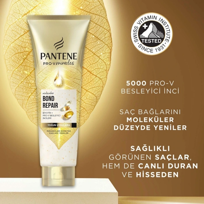 Pantene Pro-V Miracles Molecular Bond Repair Yoğun Uygulama Kürü Pro-V Besleyici İnci İle 150 ml