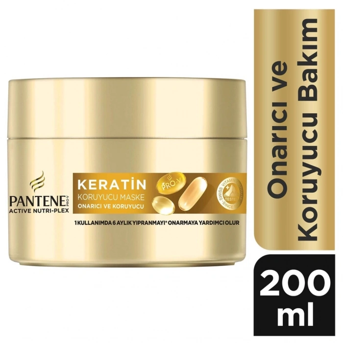 Pantene Pro-V Zayıf ve Yıpranmış Saçlar için Onarım ve Koruma Keratin Saç Maskesi 200 ml