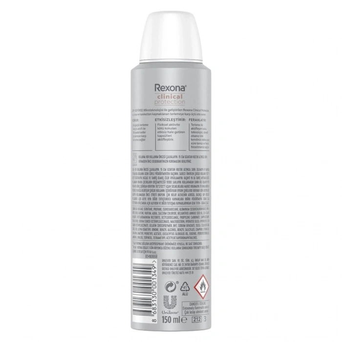 Rexona Clinical Protection Kadın Sprey Deodorant Confidence 150 ml