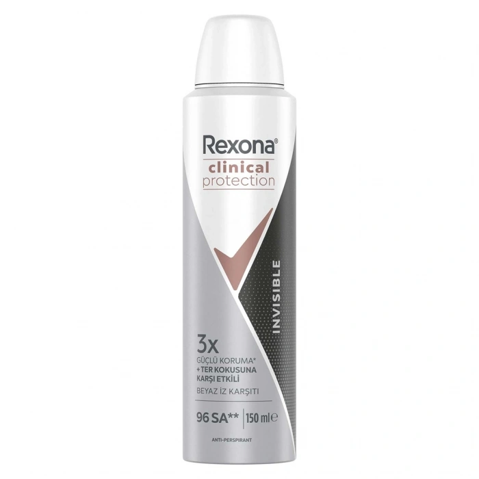 Rexona Clinical Protection Kadın Sprey Deodorant Invisible 150 ml