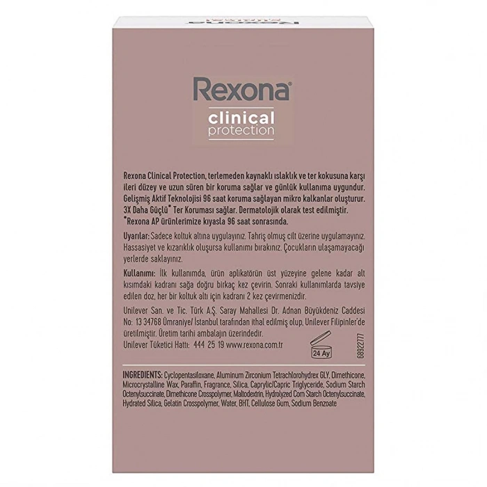 Rexona Clinical Protection Kadın Stick Deodorant Shower Clean 45 ml