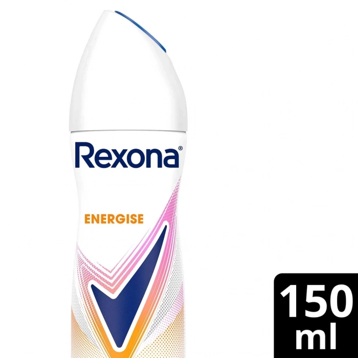 Rexona Kadın Sprey Deodorant Energise Bergamot & Yeşil Elma 150 ml