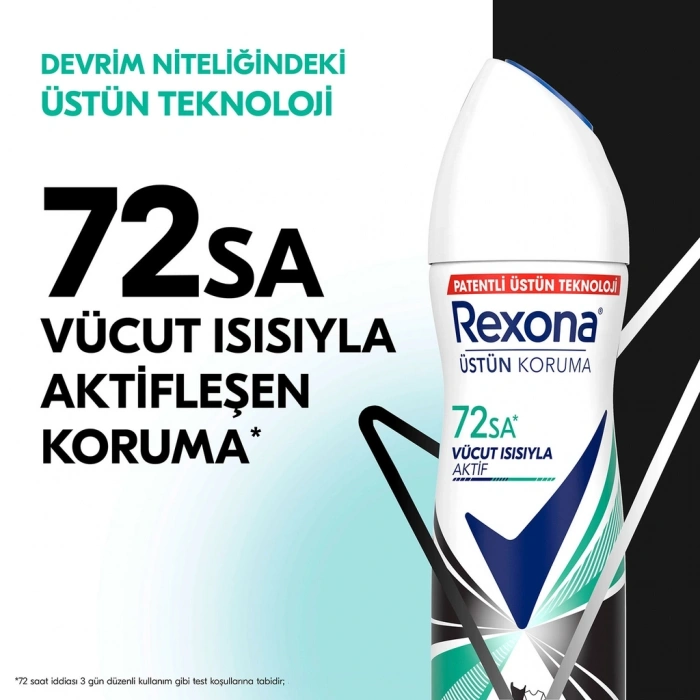 Rexona Kadın Sprey Deodorant Invisible Fresh 72 Saat Kesintisiz Koruma 150 ml