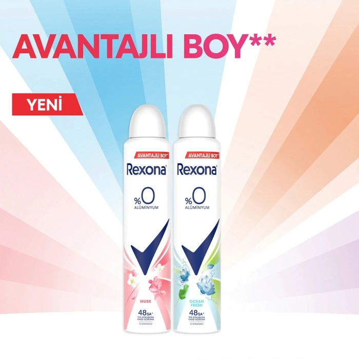 Rexona Kadın Sprey Deodorant Musk 200 ml