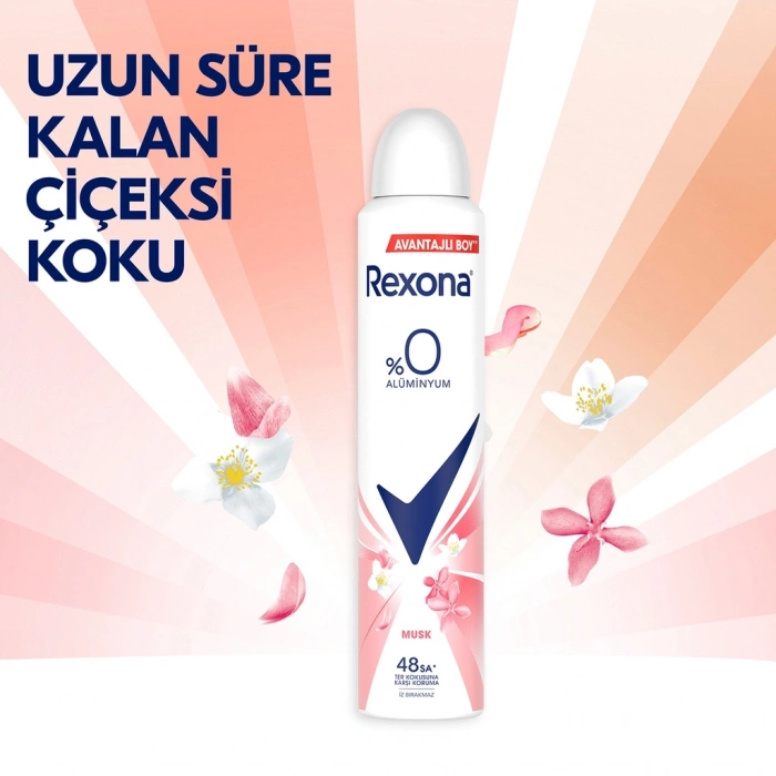 Rexona Kadın Sprey Deodorant Musk 200 ml