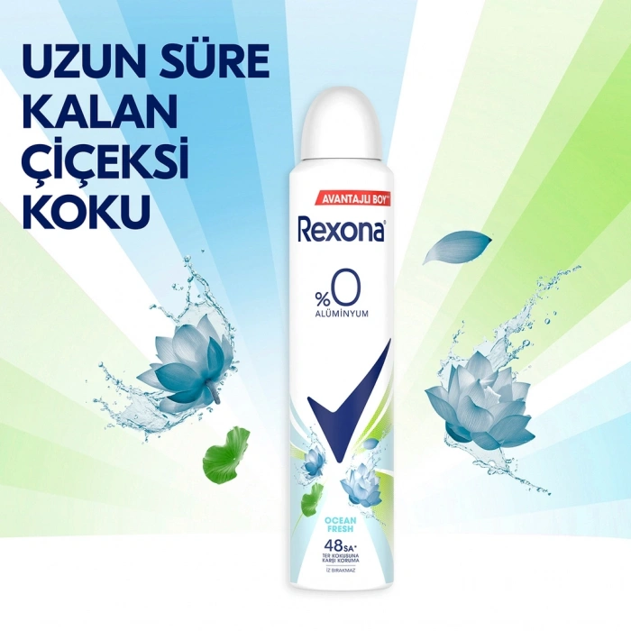 Rexona Kadın Sprey Deodorant Ocean Fresh 200 ml