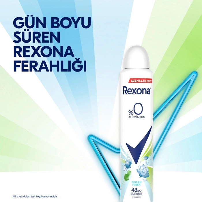 Rexona Kadın Sprey Deodorant Ocean Fresh 200 ml