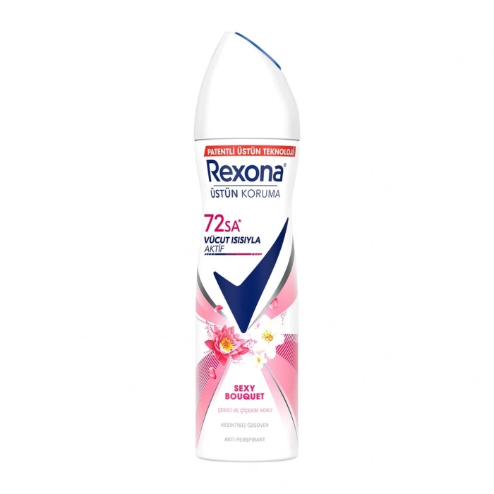 Rexona Kadın Sprey Deodorant Sexy Bouquet 72 Saat Kesintisiz Koruma 150 ml
