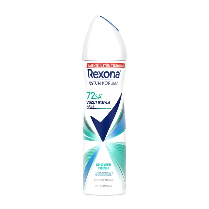 Rexona Kadın Sprey Deodorant Shower Fresh 72 Saat Kesintisiz Koruma 150 ml