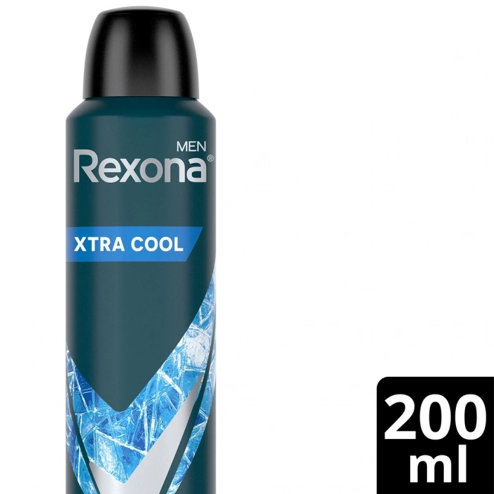 Rexona Men Erkek Sprey Deodorant Xtra Cool 72 Saat Kesintisiz Koruma 200 ml