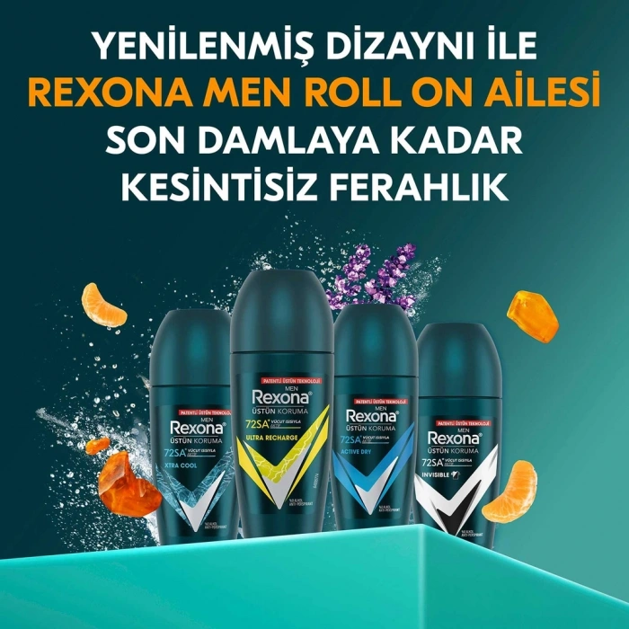 Rexona Men Üstün Koruma Erkek Roll On Deodorant Ultra Recharge 50 ml