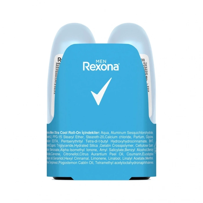 Rexona Men Xtra Cool Üstün Koruma Erkek Mini Roll On Deodorant 20 ml x 2