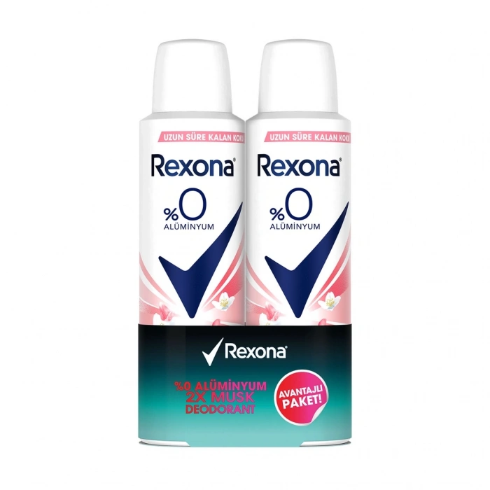 Rexona Musk %0 Alüminyum Kadın Sprey Deodorant 150 ml x 2