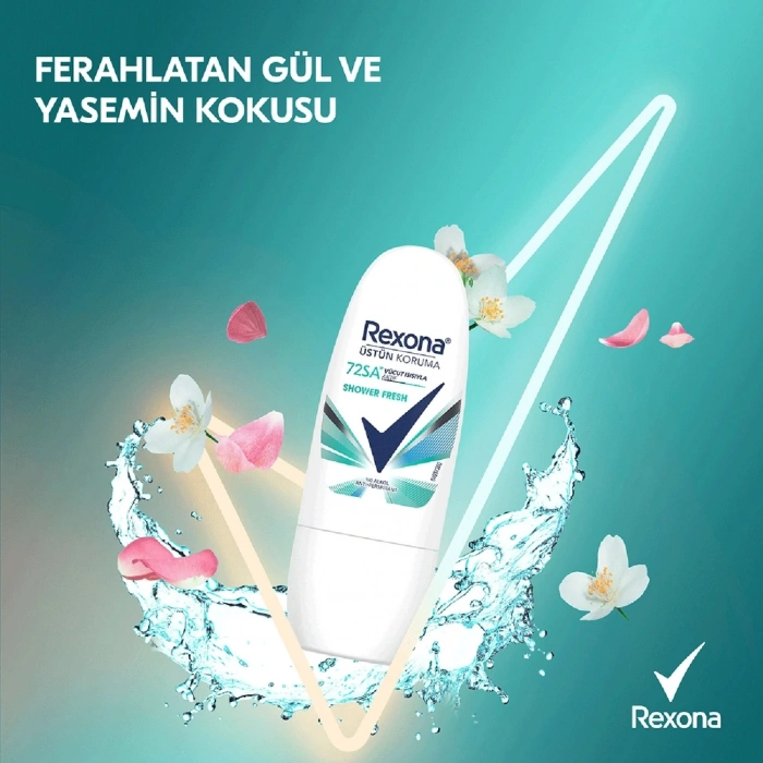 Rexona Shower Fresh Üstün Koruma Kadın Sprey Deodorant 150 ml + Roll On 20 ml