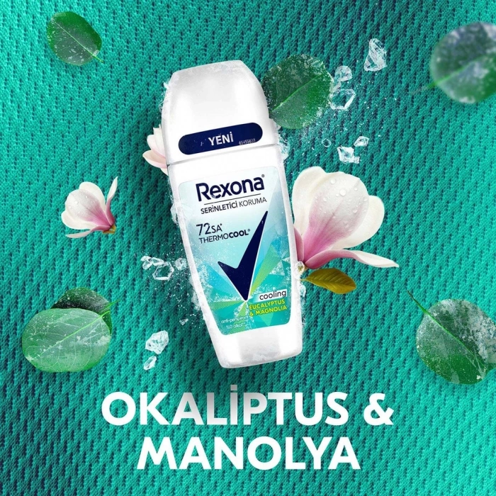 Rexona Thermocool Kadın Roll On Deodorant Eucalyptus & Magnolia 50 ml