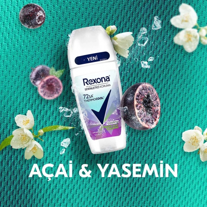 Rexona Thermocool Kadın Roll On Deodorant Frozen Acai & Jasmine 50 ml