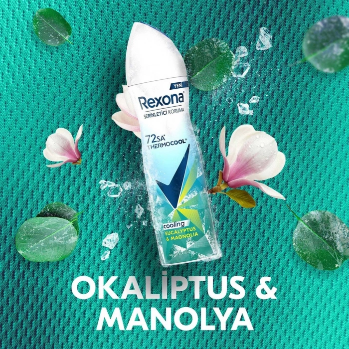 Rexona Thermocool Kadın Sprey Deodorant Eucalyptus & Magnolia 150 ml
