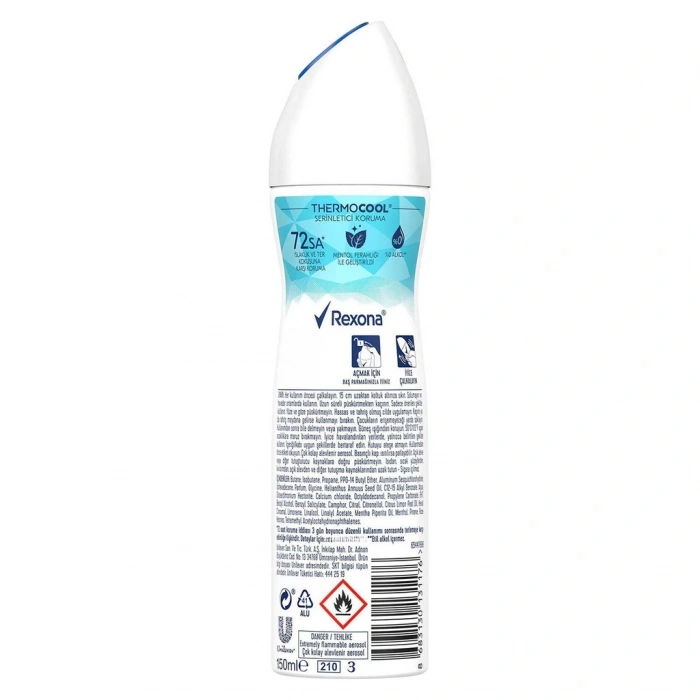 Rexona Thermocool Kadın Sprey Deodorant Eucalyptus & Magnolia 150 ml