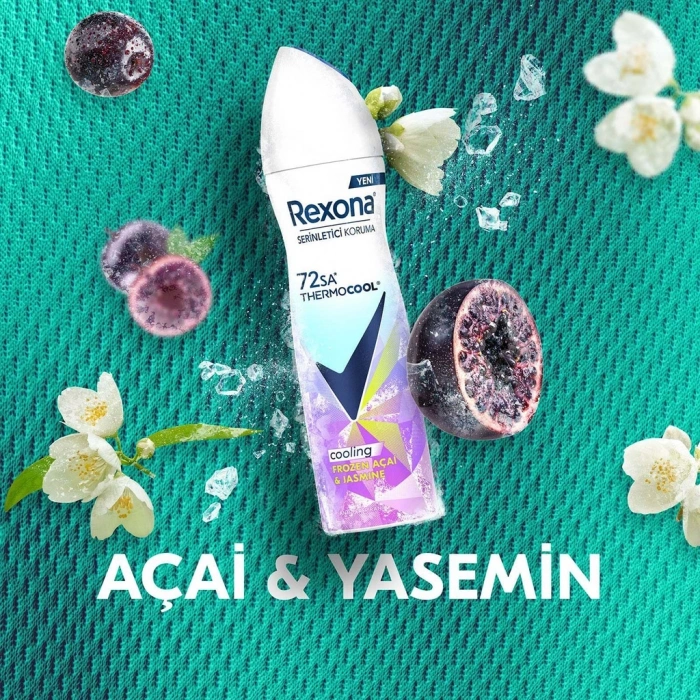 Rexona Thermocool Kadın Sprey Deodorant Frozen Açai & Jasmine 150 ml