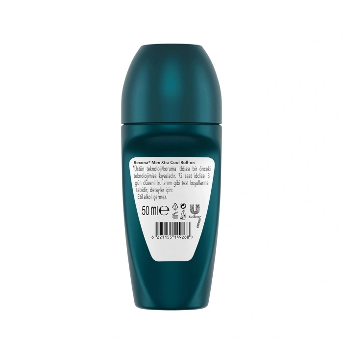 Rexona Üstün Koruma Erkek Roll On Deodorant Xtra Cool 72 Saat Kesintisiz Koruma 50 ml