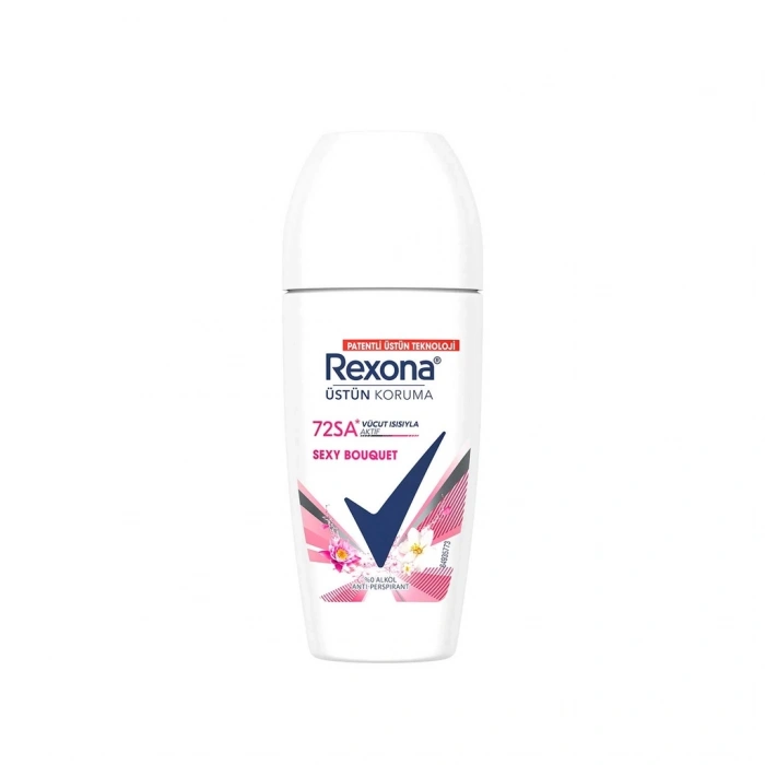 Rexona Üstün Koruma Kadın Roll On Deodorant Sexy Bouquet 72 Saat Kesintisiz Koruma 50 ml