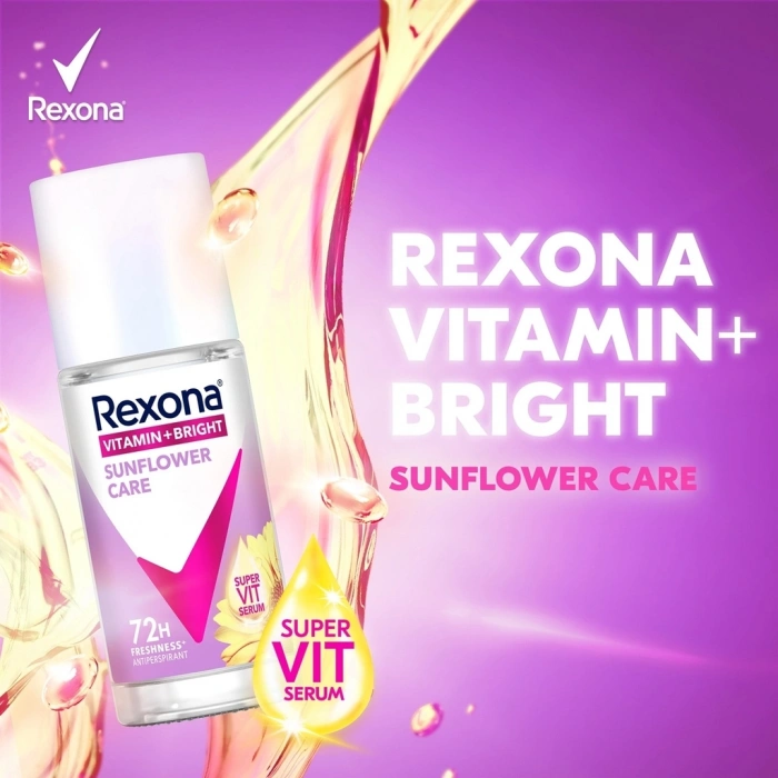 Rexona Vitamin + Bright Kadın Roll On Deodorant Sunflower Care 45 ml