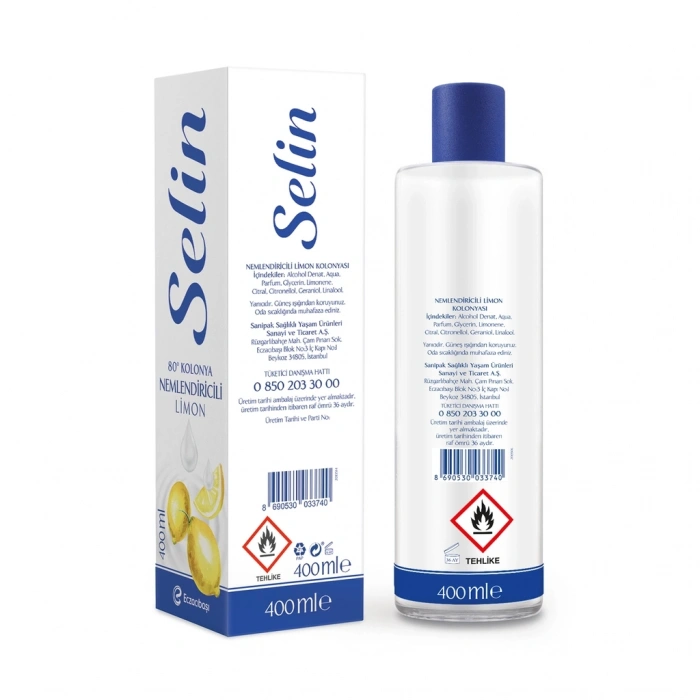 Selin Nemlendiricili Sprey Kolonya 400 ml (Pet Şişe)